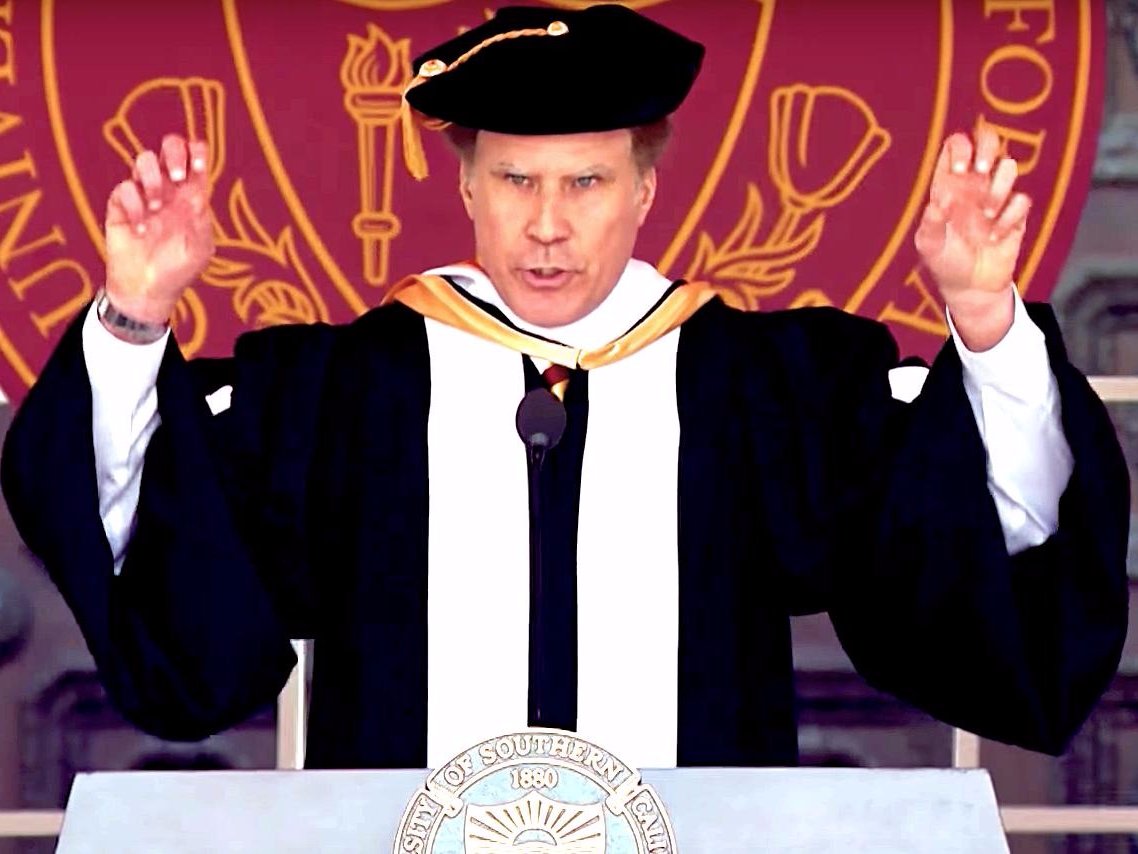 Will Ferrell USC commencement