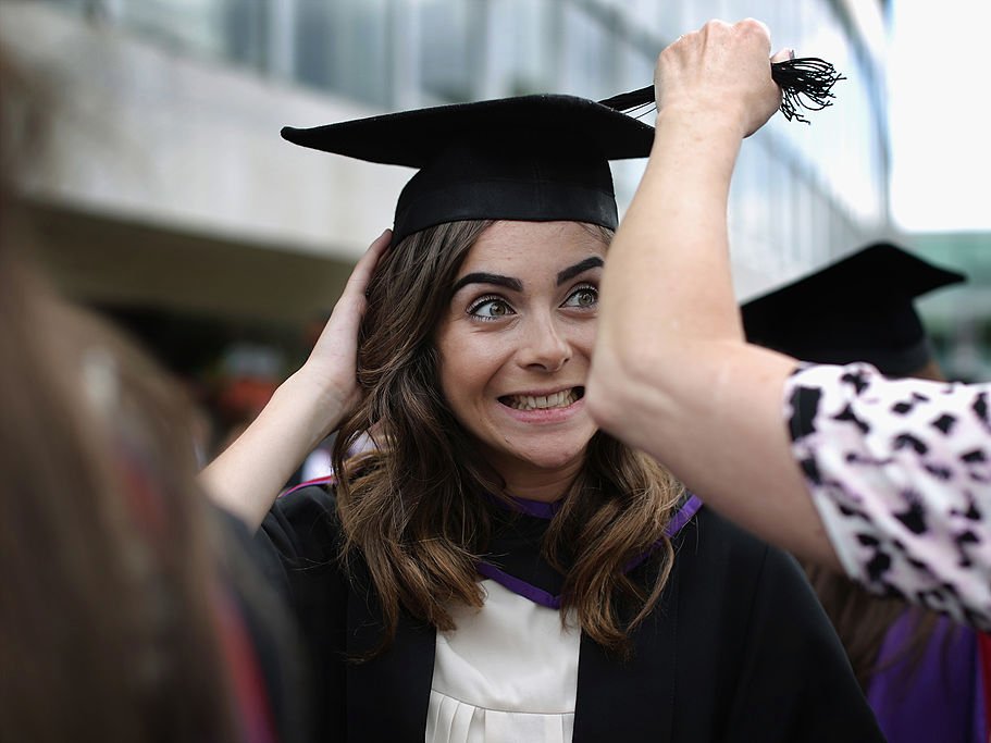 college graduate cap and gown fix