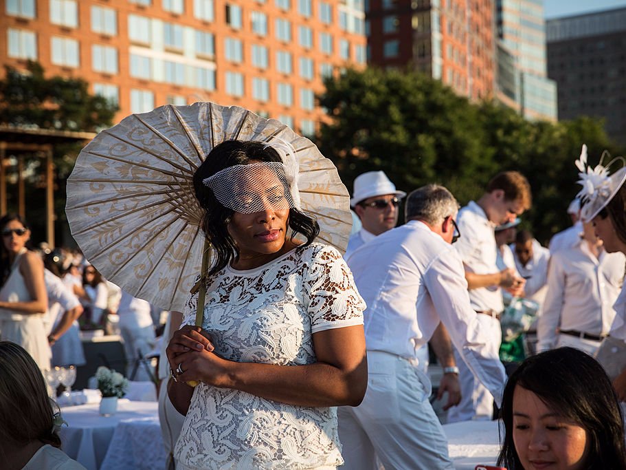 Diner en Blanc Manhattan fancy rich