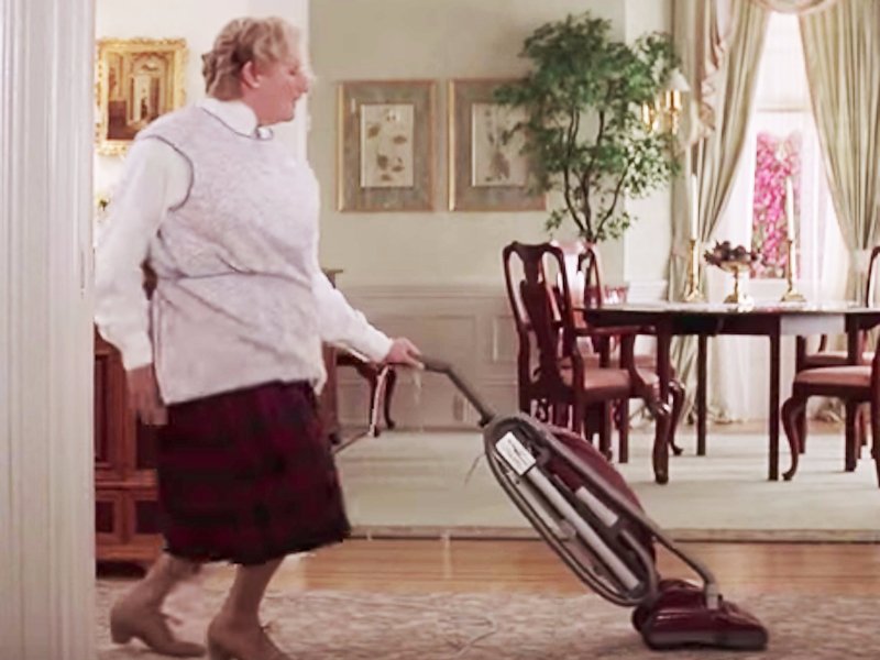 mrs doubtfire cleaning