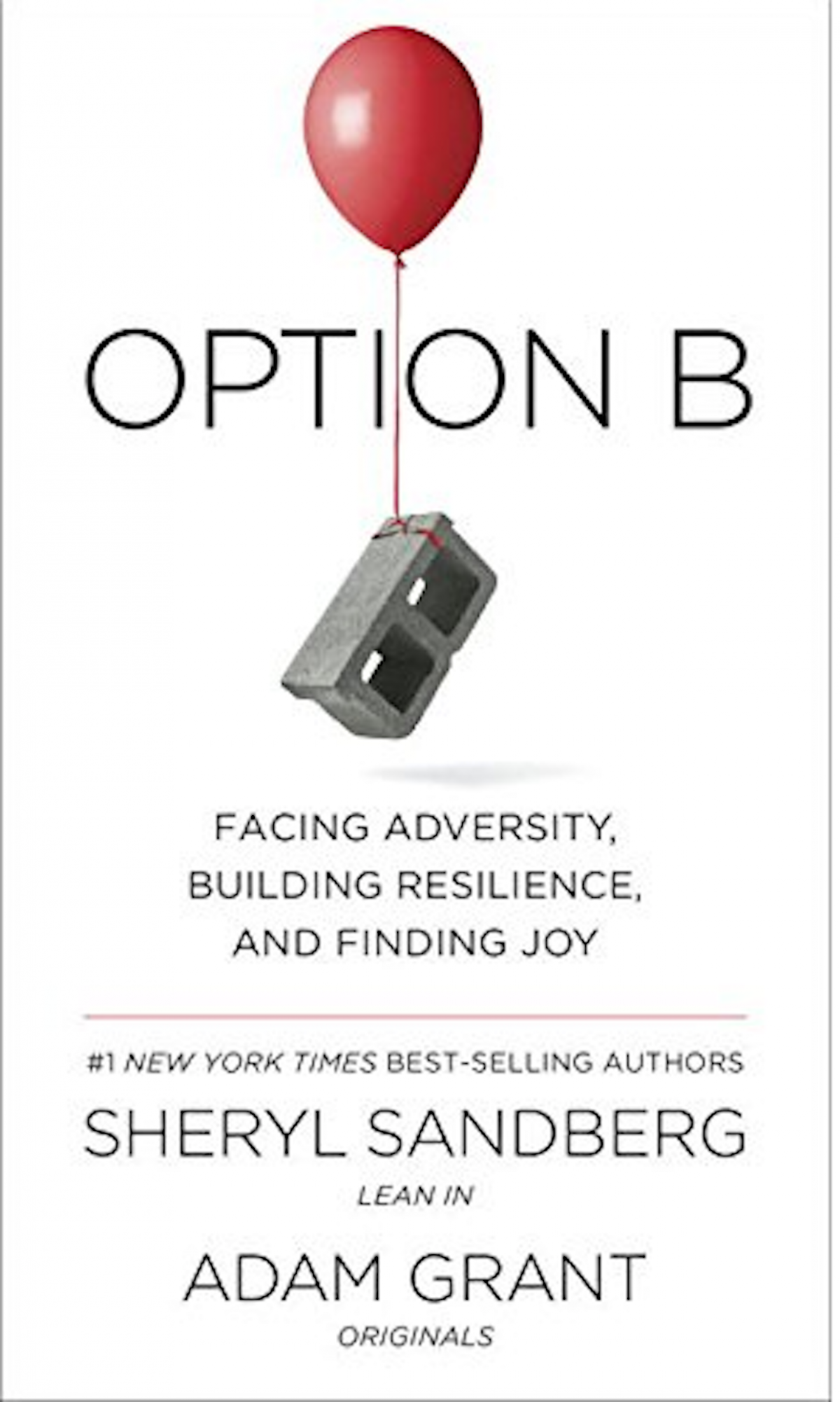 'Option B: Facing Adversity, Building Resilience, and Finding Joy,' by Sheryl Sandberg and Adam Grant