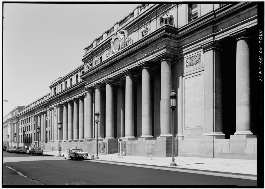 The original Pennsylvania Station stood from 1910 until its destruction in 1963.