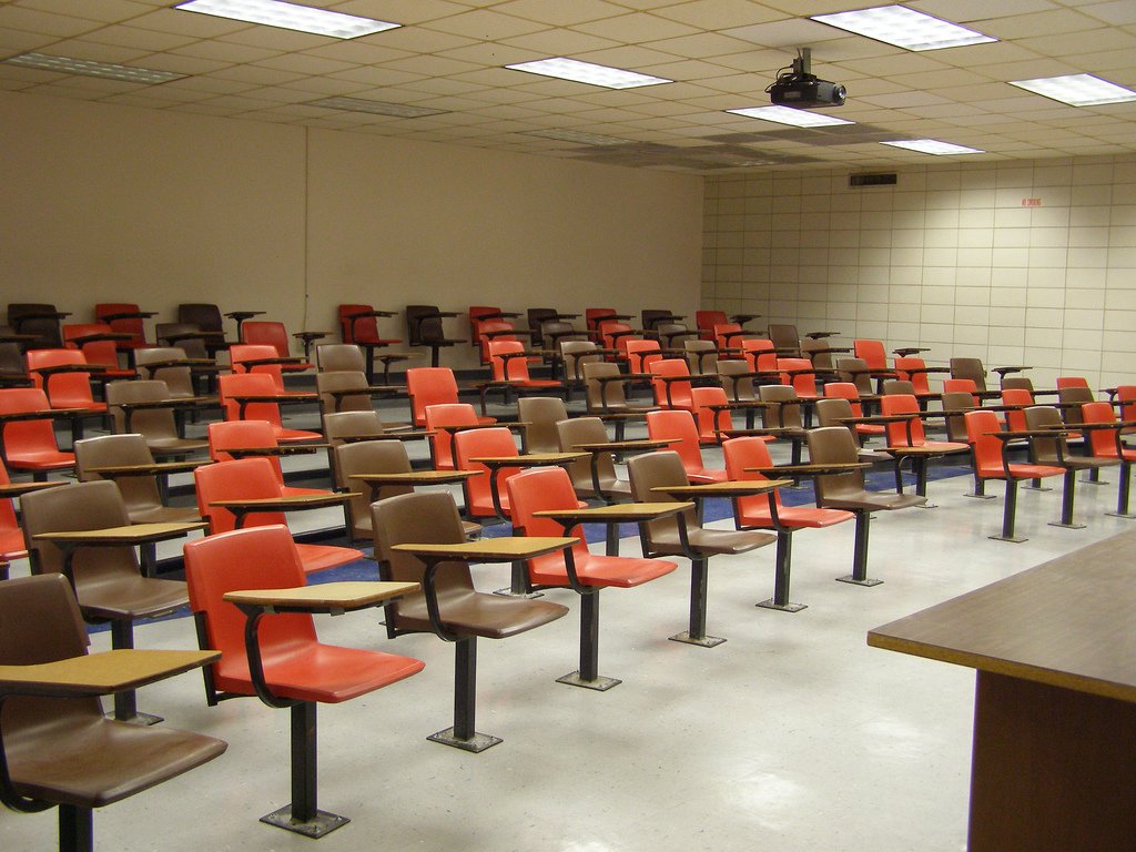 empty classroom