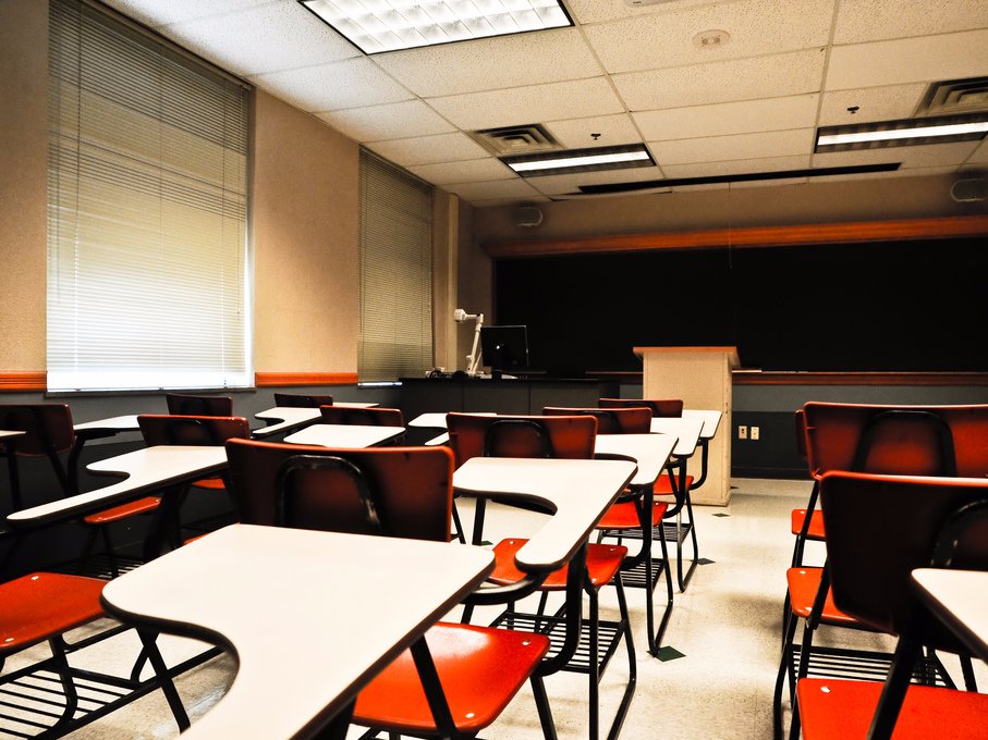 Empty classroom