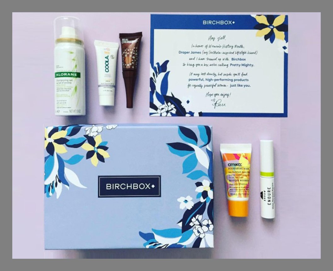 A Birchbox subscription