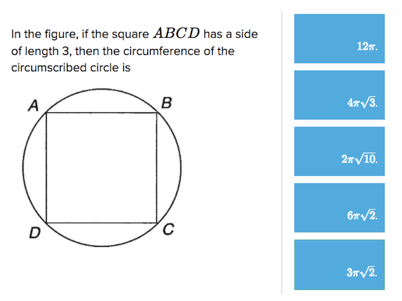 ACT Sample Geometry Question