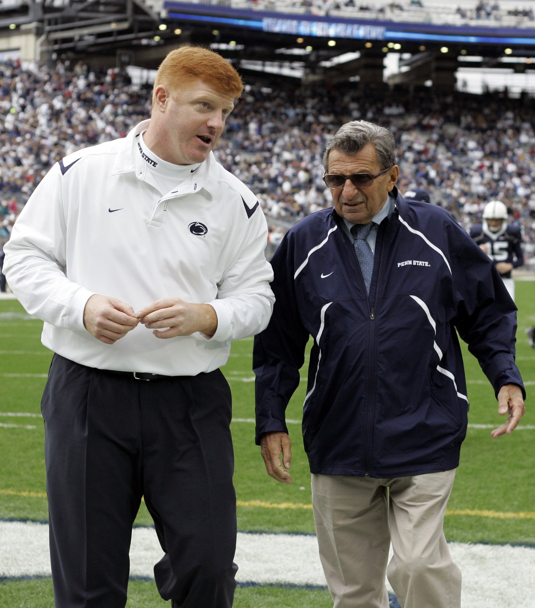 Mike McQueary and Joe Paterno