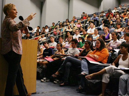 classroom students teacher college