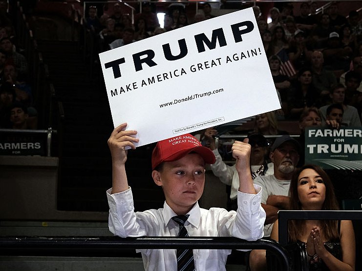 young donald trump supporter