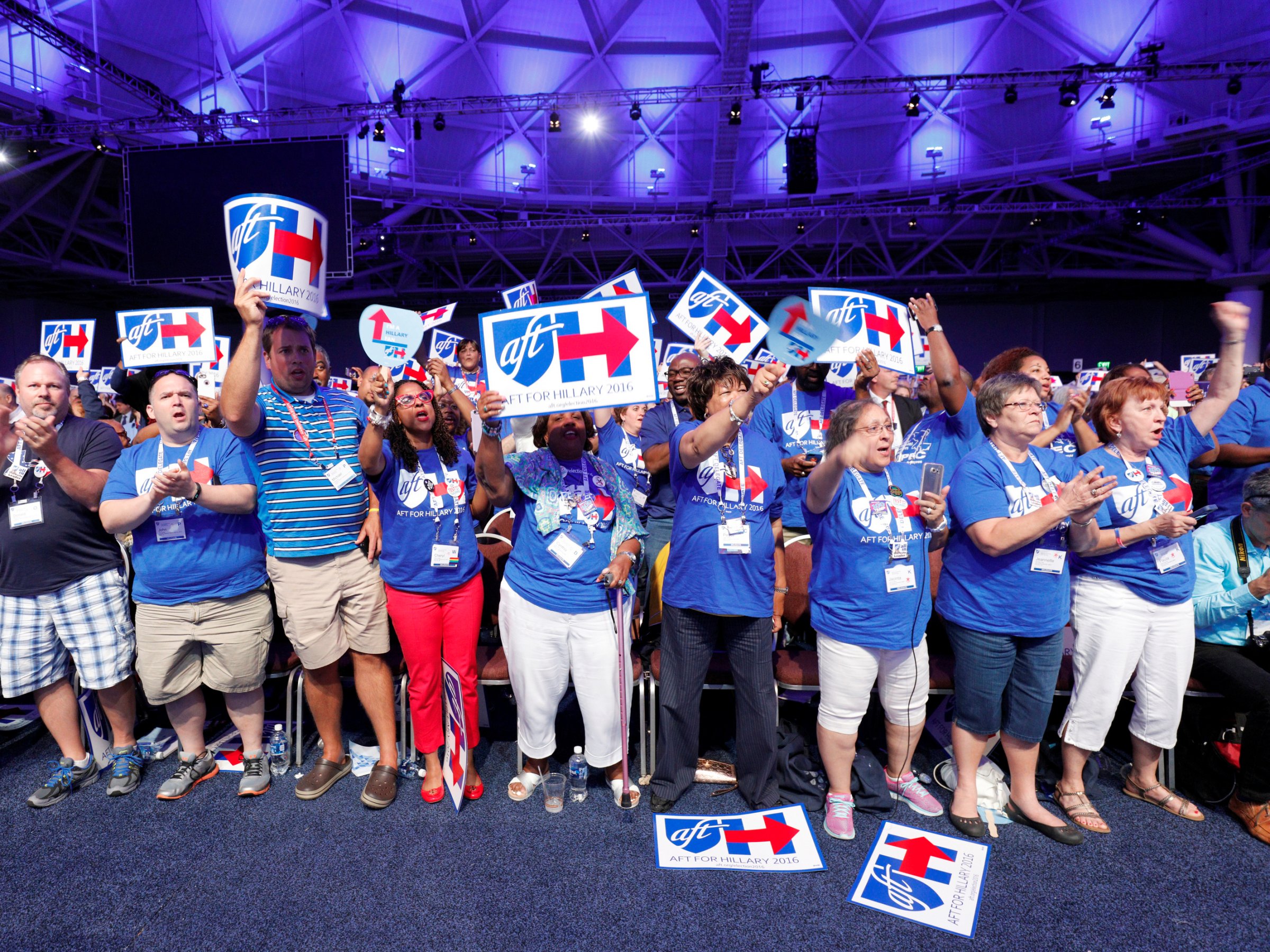 Delegates of the American Federation of Teachers