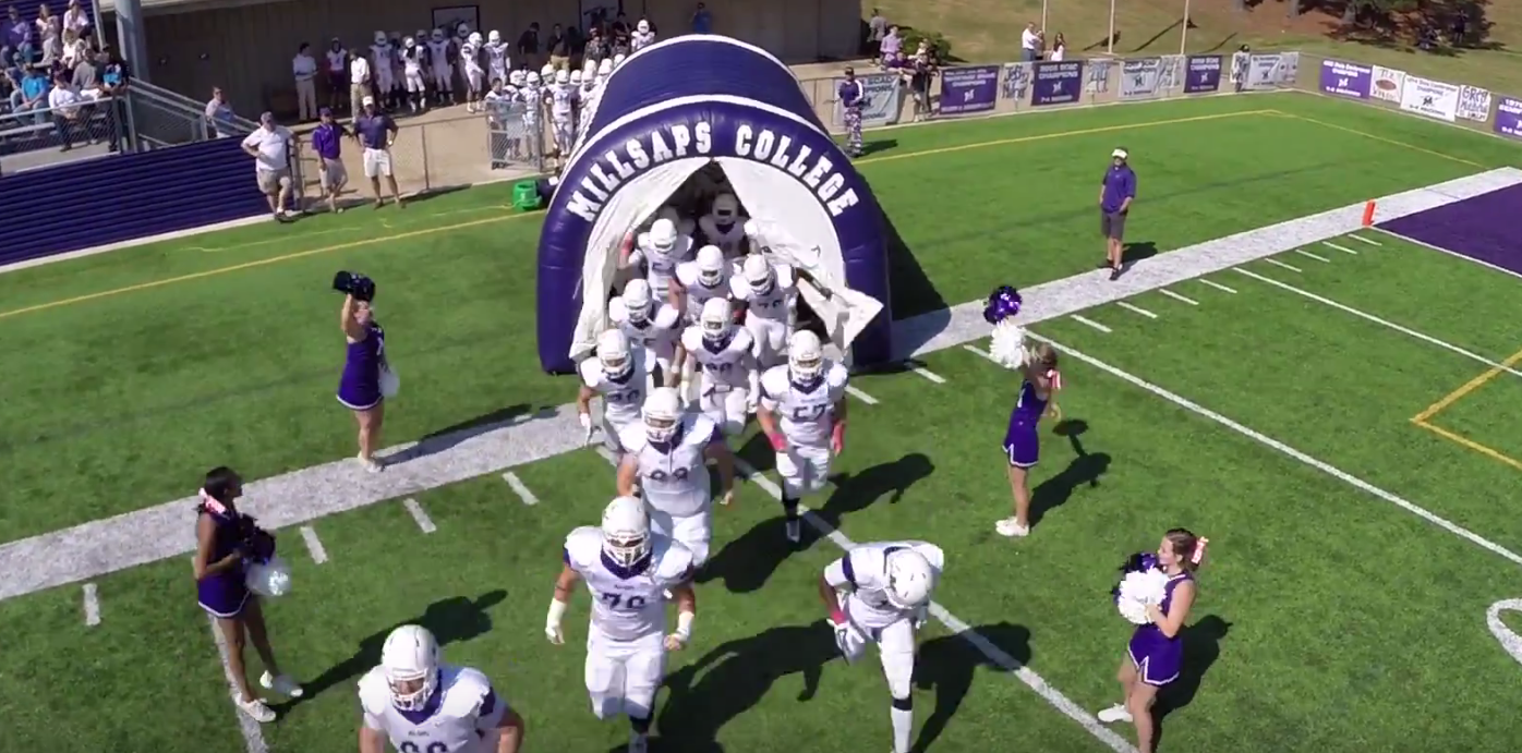 Millsaps College Students Football Cheerleaders