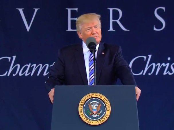 Donald Trump at Liberty University