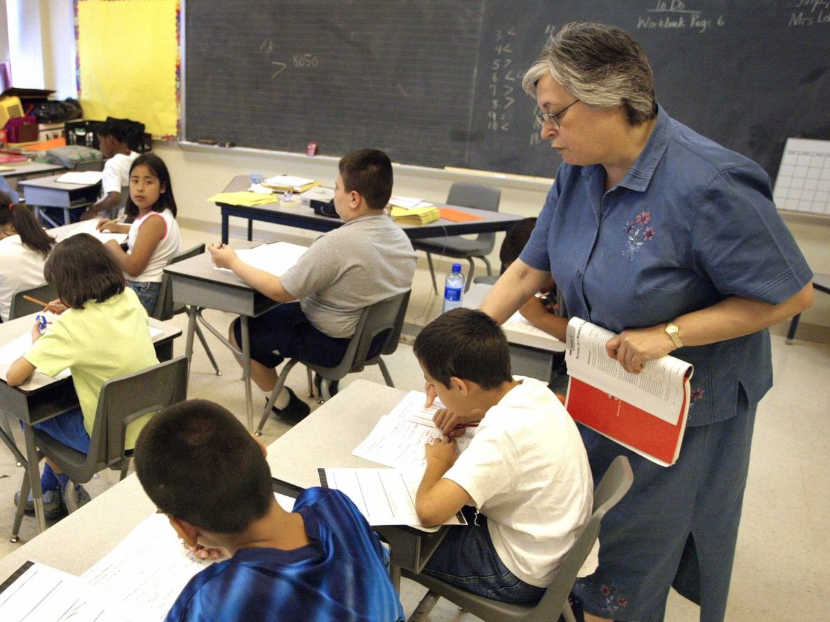 Teacher classroom