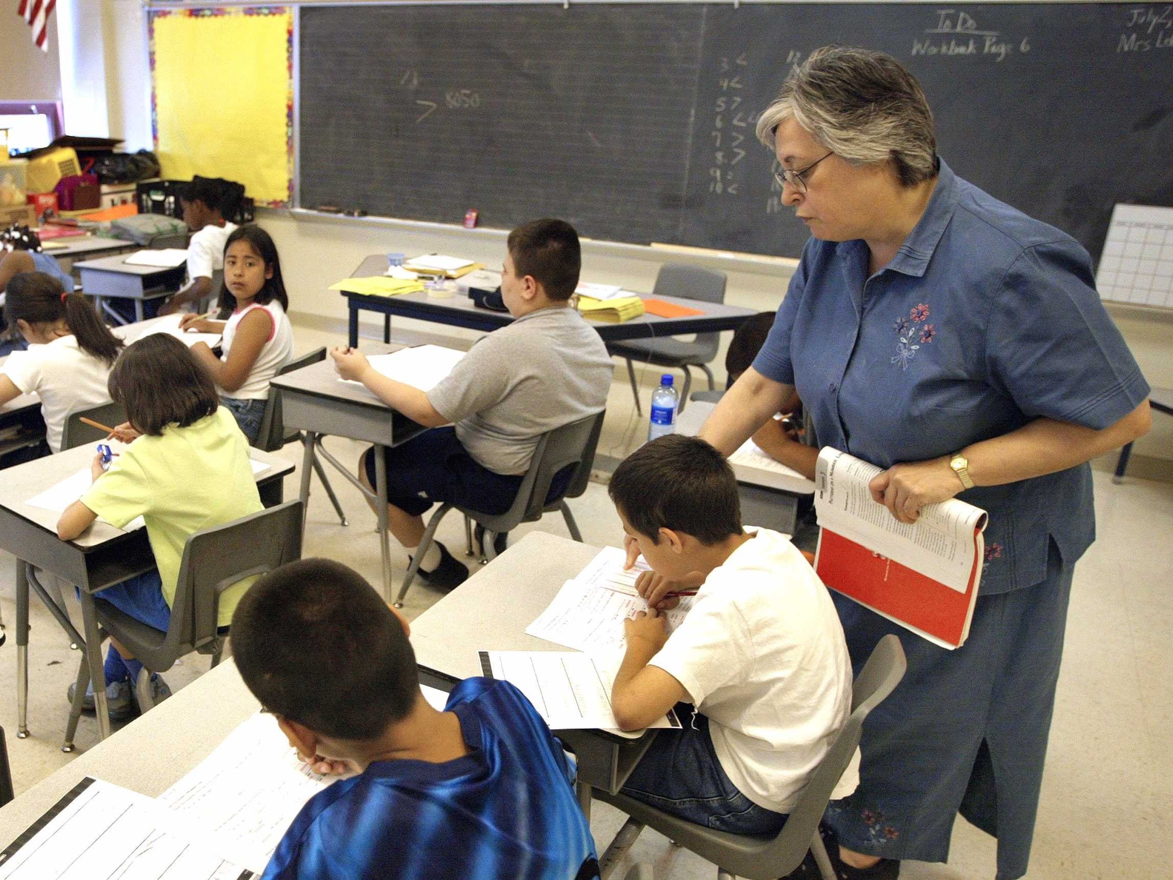 Teacher classroom