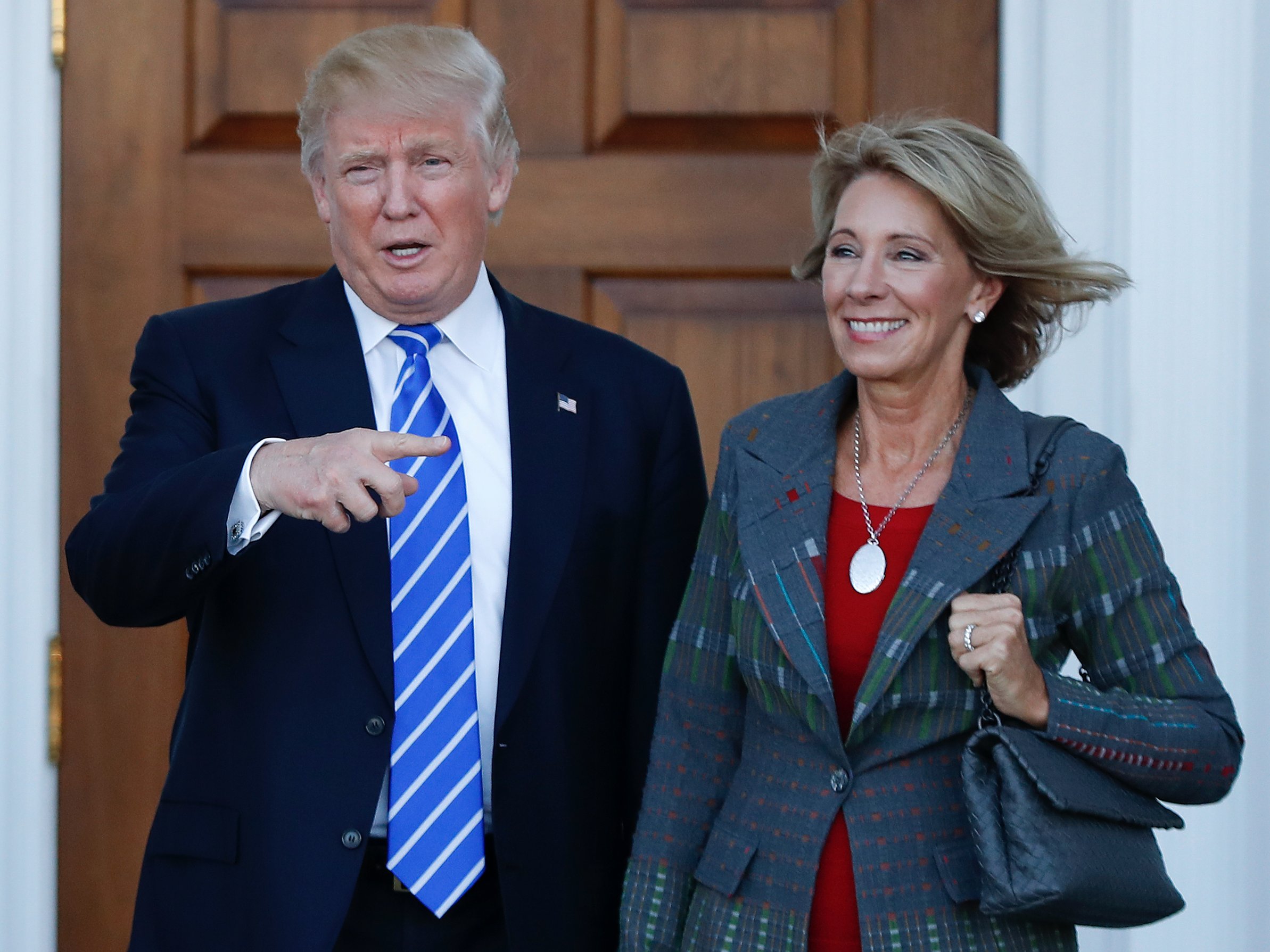 Donald Trump Betsy Devos