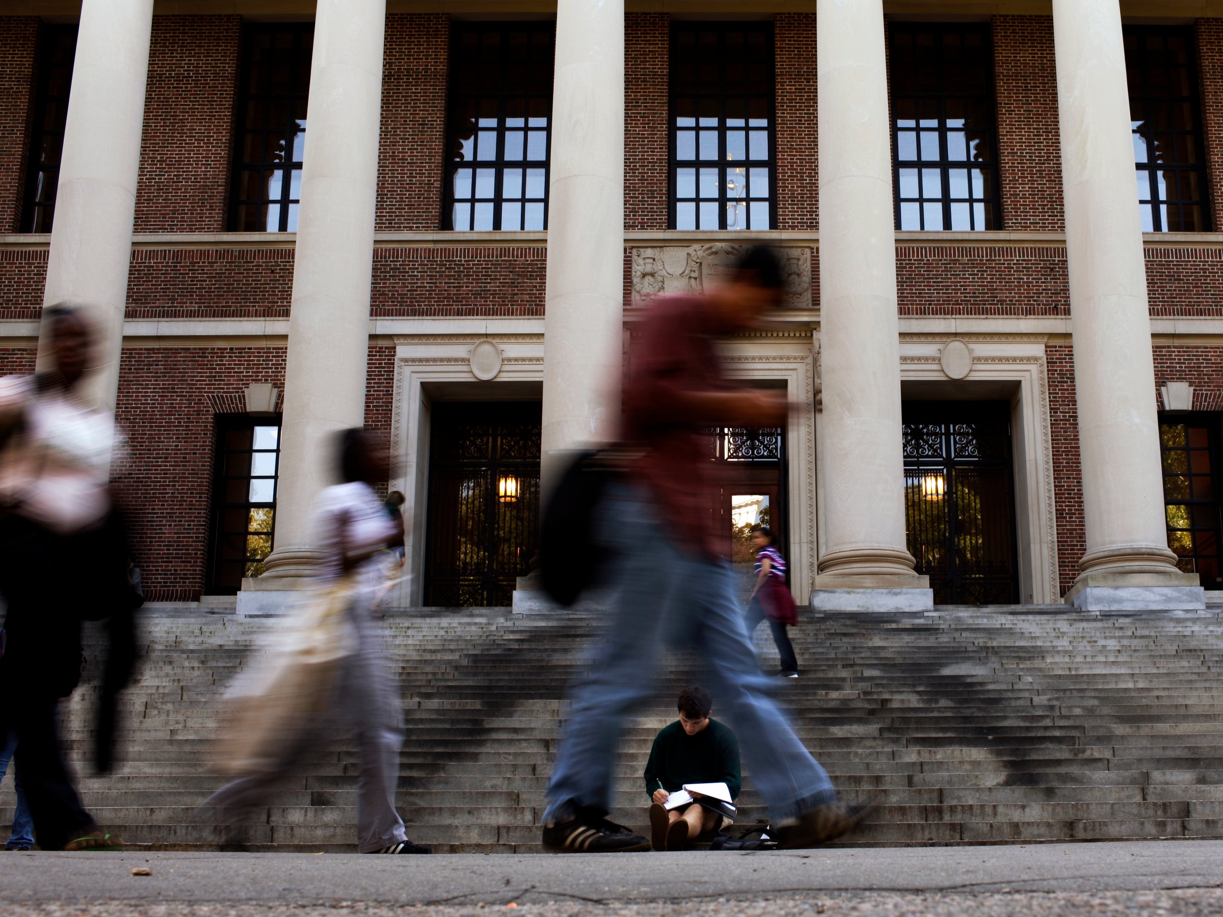 Widener Library at Harvard University 